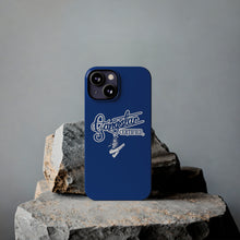 Load image into Gallery viewer, G*C script -Slim Phone Cases (blue)