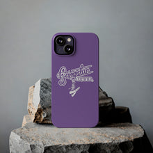Load image into Gallery viewer, G*C script -Slim Phone Cases - (purple)