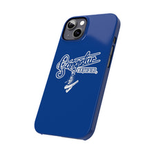 Load image into Gallery viewer, G*C script -Slim Phone Cases (blue)