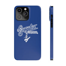 Load image into Gallery viewer, G*C script -Slim Phone Cases (blue)
