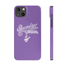 Load image into Gallery viewer, G*C script -Slim Phone Cases - (purple)