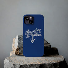Load image into Gallery viewer, G*C script -Slim Phone Cases (blue)