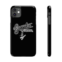 Load image into Gallery viewer, G*C script -Slim Phone Cases (blk)