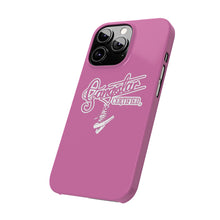 Load image into Gallery viewer, G*C script -Slim Phone Cases (pink)