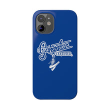 Load image into Gallery viewer, G*C script -Slim Phone Cases (blue)