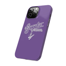 Load image into Gallery viewer, G*C script -Slim Phone Cases - (purple)