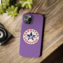 Load image into Gallery viewer, G*C logo -Slim Phone Cases - (purple)
