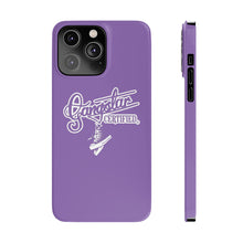 Load image into Gallery viewer, G*C script -Slim Phone Cases - (purple)