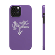Load image into Gallery viewer, G*C script -Slim Phone Cases - (purple)