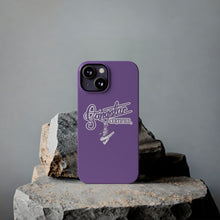 Load image into Gallery viewer, G*C script -Slim Phone Cases - (purple)