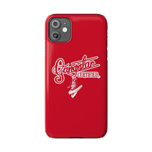 Load image into Gallery viewer, G*C script -Slim Phone Cases (red)