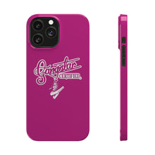 Load image into Gallery viewer, G*C script -Slim Phone Cases (hot pink)