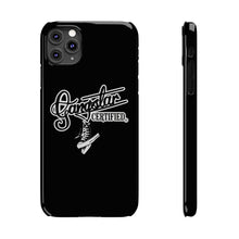 Load image into Gallery viewer, G*C script -Slim Phone Cases (blk)
