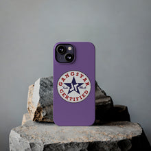 Load image into Gallery viewer, G*C logo -Slim Phone Cases - (purple)
