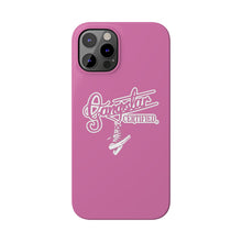 Load image into Gallery viewer, G*C script -Slim Phone Cases (pink)