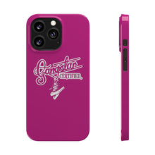 Load image into Gallery viewer, G*C script -Slim Phone Cases (hot pink)