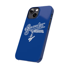 Load image into Gallery viewer, G*C script -Slim Phone Cases (blue)