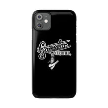Load image into Gallery viewer, G*C script -Slim Phone Cases (blk)