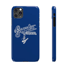 Load image into Gallery viewer, G*C script -Slim Phone Cases (blue)