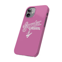 Load image into Gallery viewer, G*C script -Slim Phone Cases (pink)