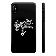Load image into Gallery viewer, G*C script -Slim Phone Cases (blk)