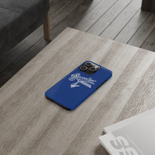 Load image into Gallery viewer, G*C script -Slim Phone Cases (blue)
