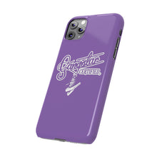Load image into Gallery viewer, G*C script -Slim Phone Cases - (purple)