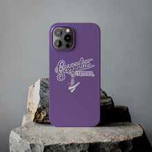 Load image into Gallery viewer, G*C script -Slim Phone Cases - (purple)