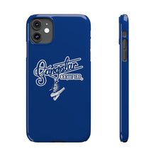 Load image into Gallery viewer, G*C script -Slim Phone Cases (blue)