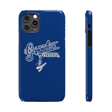 Load image into Gallery viewer, G*C script -Slim Phone Cases (blue)