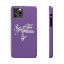 Load image into Gallery viewer, G*C script -Slim Phone Cases - (purple)