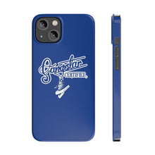 Load image into Gallery viewer, G*C script -Slim Phone Cases (blue)