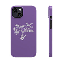 Load image into Gallery viewer, G*C script -Slim Phone Cases - (purple)