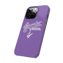 Load image into Gallery viewer, G*C script -Slim Phone Cases - (purple)