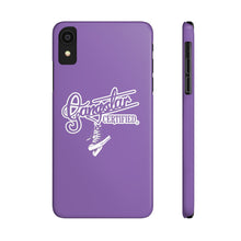 Load image into Gallery viewer, G*C script -Slim Phone Cases - (purple)