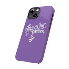 Load image into Gallery viewer, G*C script -Slim Phone Cases - (purple)