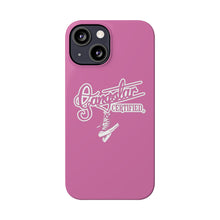 Load image into Gallery viewer, G*C script -Slim Phone Cases (pink)