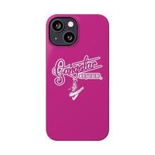Load image into Gallery viewer, G*C script -Slim Phone Cases (hot pink)