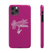 Load image into Gallery viewer, G*C script -Slim Phone Cases (hot pink)