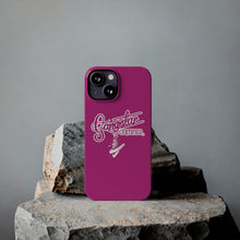 Load image into Gallery viewer, G*C script -Slim Phone Cases (hot pink)