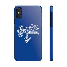 Load image into Gallery viewer, G*C script -Slim Phone Cases (blue)