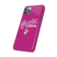 Load image into Gallery viewer, G*C script -Slim Phone Cases (hot pink)