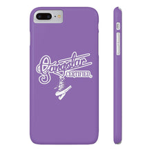 Load image into Gallery viewer, G*C script -Slim Phone Cases - (purple)