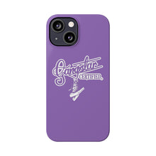 Load image into Gallery viewer, G*C script -Slim Phone Cases - (purple)
