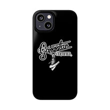 Load image into Gallery viewer, G*C script -Slim Phone Cases (blk)