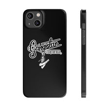 Load image into Gallery viewer, G*C script -Slim Phone Cases (blk)