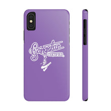 Load image into Gallery viewer, G*C script -Slim Phone Cases - (purple)