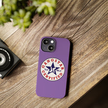 Load image into Gallery viewer, G*C logo -Slim Phone Cases - (purple)