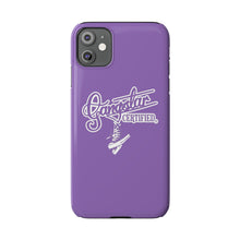 Load image into Gallery viewer, G*C script -Slim Phone Cases - (purple)