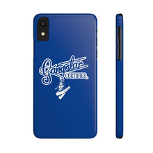 Load image into Gallery viewer, G*C script -Slim Phone Cases (blue)
